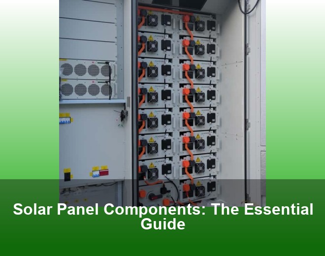 Solar Panel Components: The Essential Guide